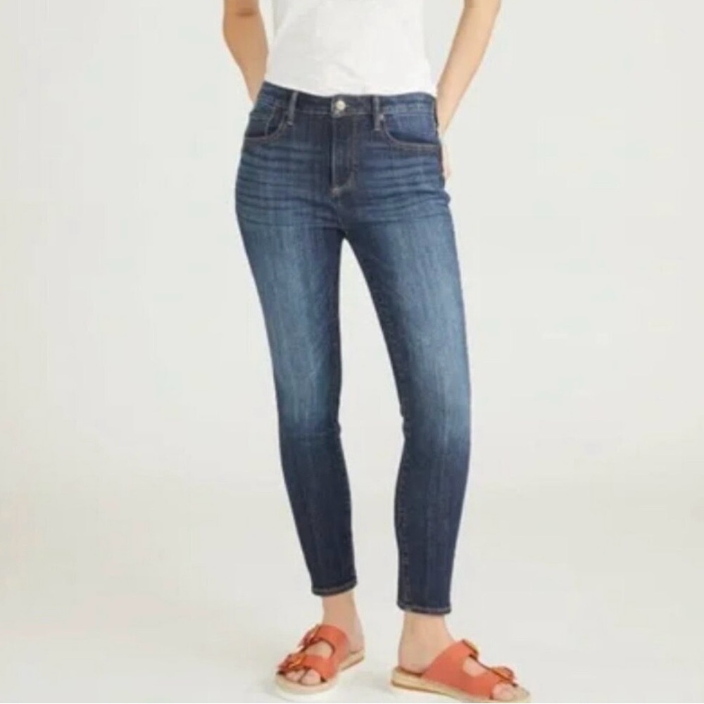 Driftwood Women's Jackie High‎ Rise Skinny Jeans in Dark Wash Size 25